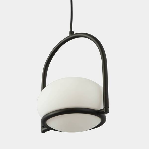  Leds-c4 Leds-c4 Coco Single Hanging Light, Black/white 