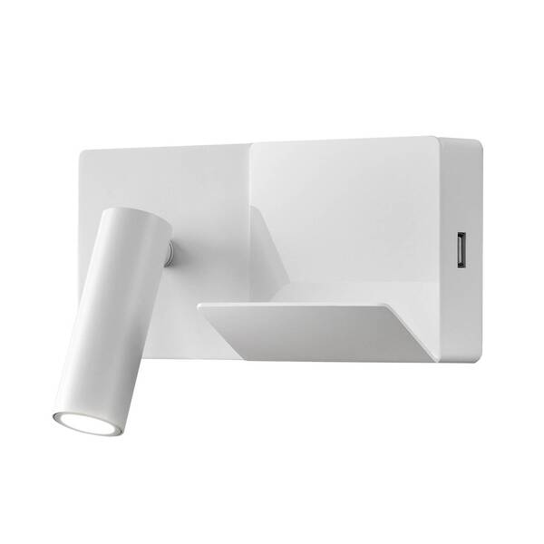  Leds-c4 Leds-c4 E-lamp Mini Led Wall Lamp White/white 