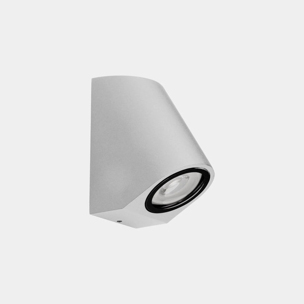  Leds-c4 Leds-c4 Eko Inclined Outdoor Wall Lamp, White, Width 7 Cm, Aluminium 