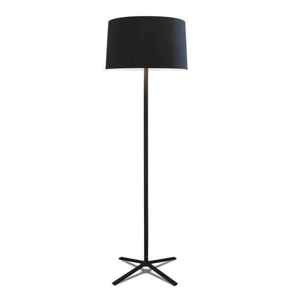  Leds-c4 Leds-c4 Hall Floor Lamp, Fabric Lampshade, Black 