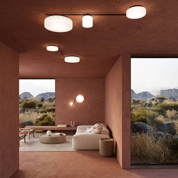  Leds-c4 Leds-c4 Led Ceiling Light Spark Triplex, Cct, Dali, Black 