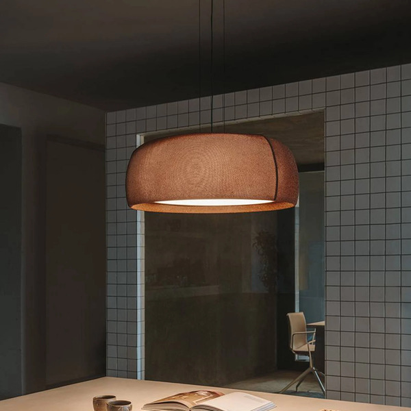 Leds-c4 Leds-c4 Led Hanging Light Gong, Brown, 4,000 K, ø 61.2 Cm 