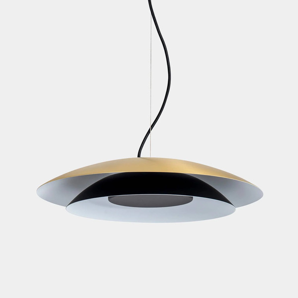  Leds-c4 Leds-c4 Led Hanging Light Noway Big Decentralised, Gold Matt, Cct 