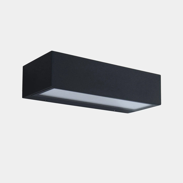  Leds-c4 Leds-c4 Led Outdoor Wall Lamp Nemesis, Anthracite Width 19.5 Cm 