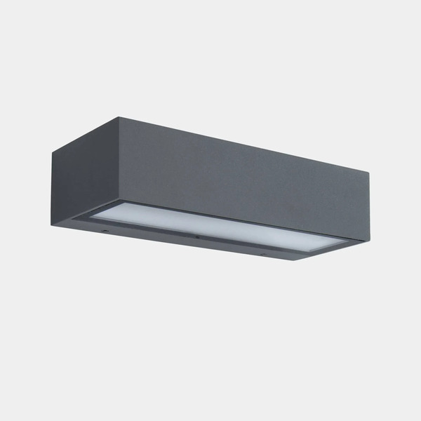  Leds-c4 Leds-c4 Led Outdoor Wall Lamp Nemesis, Grey, Width 19.5 Cm 