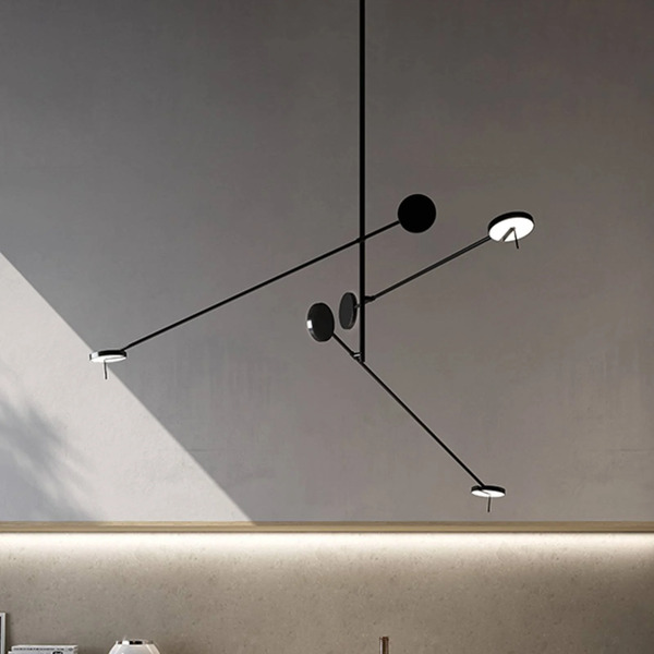  Leds-c4 Leds-c4 Led Pendant Light Invisible Triplex, 2,700 K, Black 