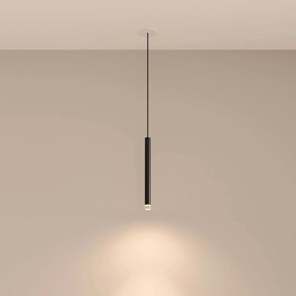  Leds-c4 Leds-c4 Led Recessed Pendant Candle, Black, 1-bulb, Aluminium 