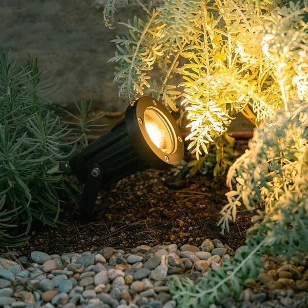  Leds-c4 Leds-c4 Robust, Pivotable Helio Outdoor Spotlight, Black 