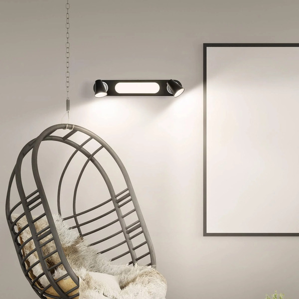 Ledvance Ledvance Led Ceiling Light Neptune, 2 Spots, Black 