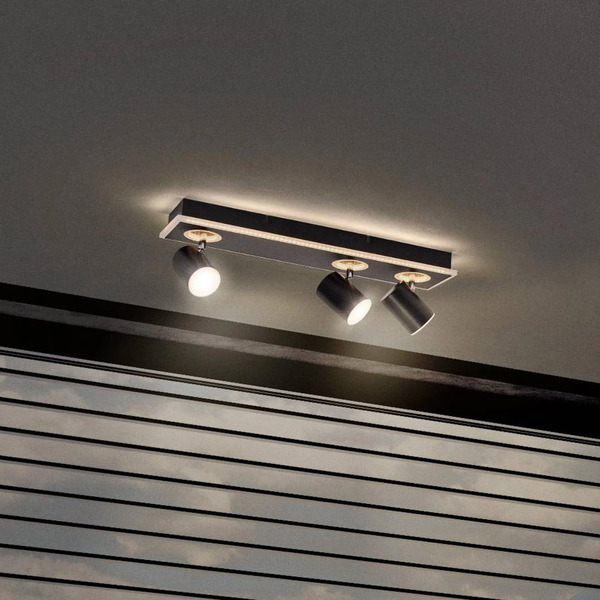  Ledvance Ledvance Led Downlight Mars, 4-bulb, 3 Spots, Black 