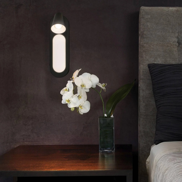  Ledvance Ledvance Led Wall Light Neptune, 1 Spot, Switch, Black 