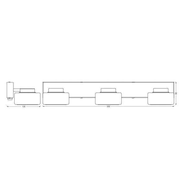  Ledvance Ledvance Led Wall Light Orbis Flame, 3-bulb, Chrome, Ip44 