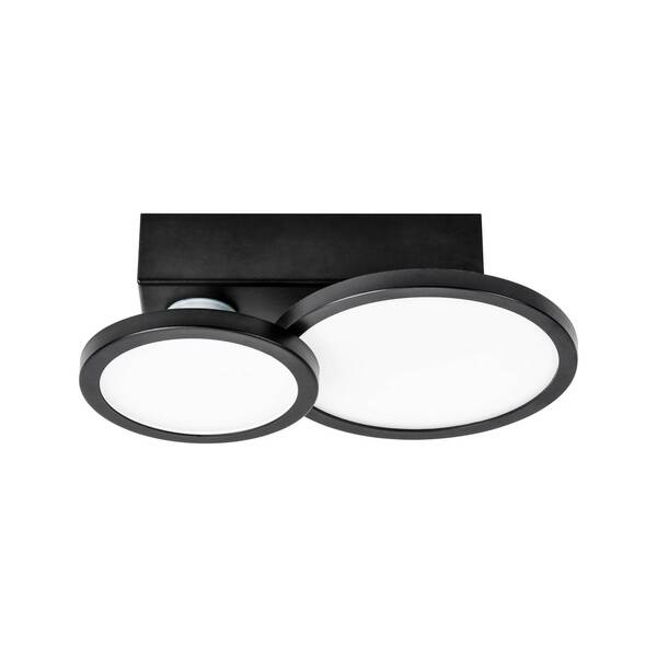  Lightme Lightme Aqua Led Ceiling Light Gu10 2-bulb Black 