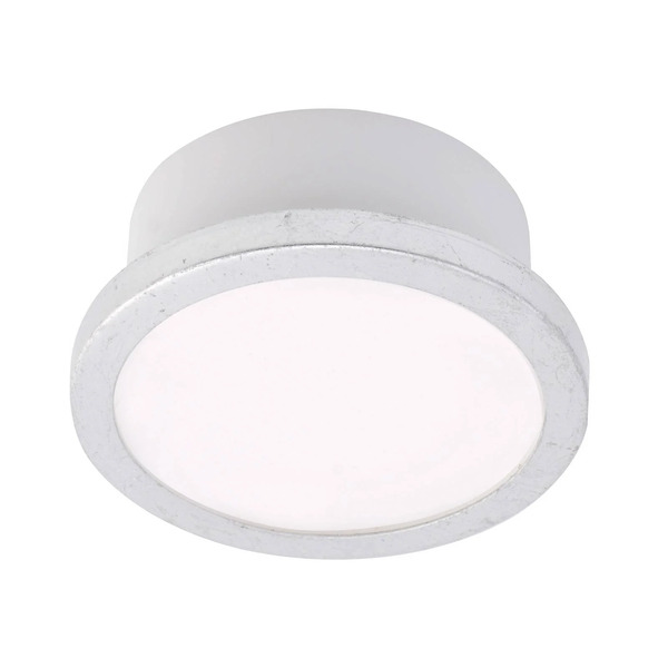  Lightme Lightme Aqua Uno Ceiling Light, ø 11 Cm, Silver Leaf, Ip44 