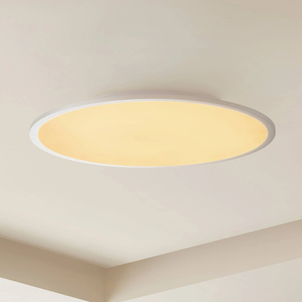  Lindby Lindby Led Ceiling Lamp Narima, Cct, ø 60 Cm, Silver 