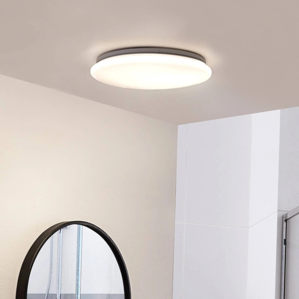  Lindby Lindby Led Ceiling Light Eovi, ø 33 Cm, White, 3,000 K, Round 