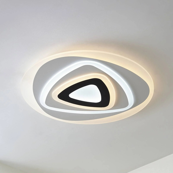  Lindby Lindby Led Ceiling Light Rebeka, ø 70 Cm, Cct, Remote Control 