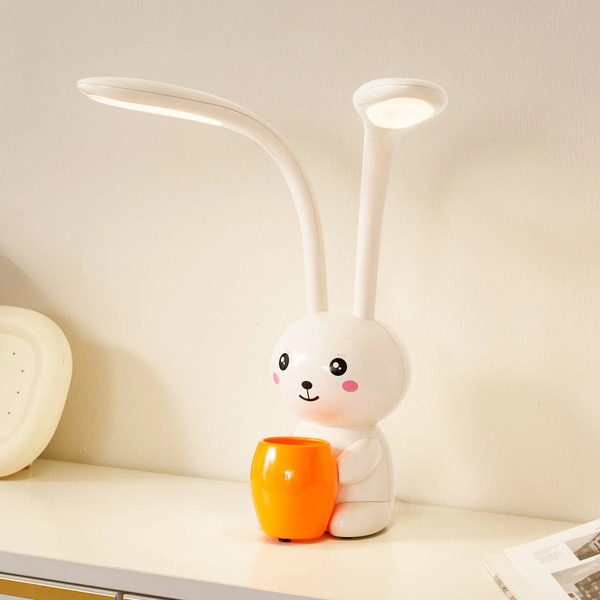  Lindby Lindby Led Table Lamp Haas, Beige, Plastic,cct,height39cm 