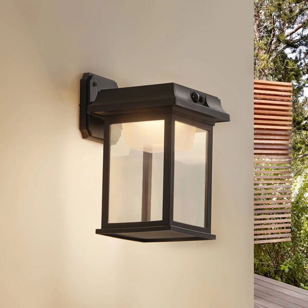  Lindby Lindby Solar Led Wall Light Latarka, Height 27.5 Cm, Sensor 