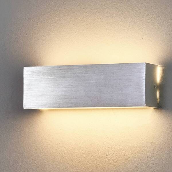  Lindby Lindby Square Aluminium Led Wall Lamp Ranik 