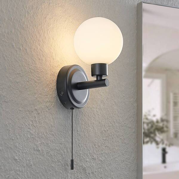  Lindby Lindby Zaniba Wall Light, Black 