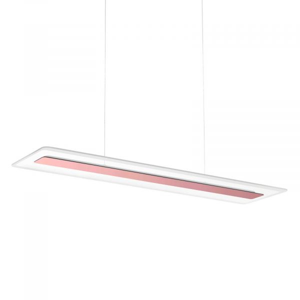  Linea Light Linea Light Antille Led Hanging Light, Rectangular, Copper 