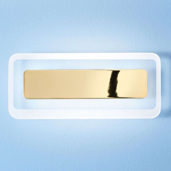  Linea Light Linea Light Antille Led Wall Light Gold 31.4 Cm 