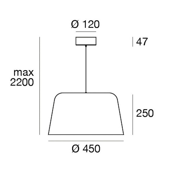  Linea Light Linea Light Delfi_p Led Pendant Light, White, ø 45 Cm, Metal 
