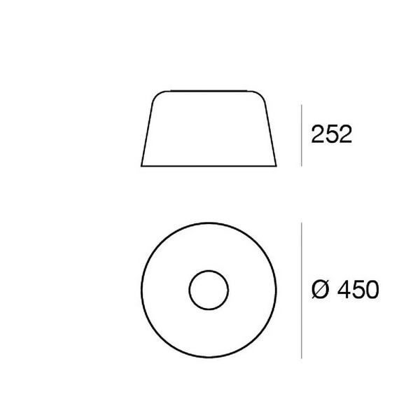  Linea Light Linea Light Delfi_s Led Ceiling Light, White, ø 45 Cm, Metal 