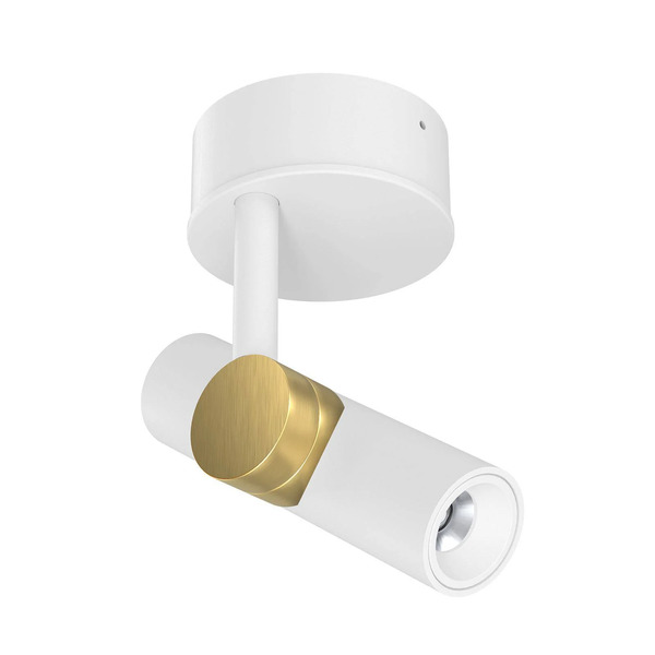  Linea Light Linea Light Led Downlight Goose, White/gold-coloured, Aluminium, 2,700 K 