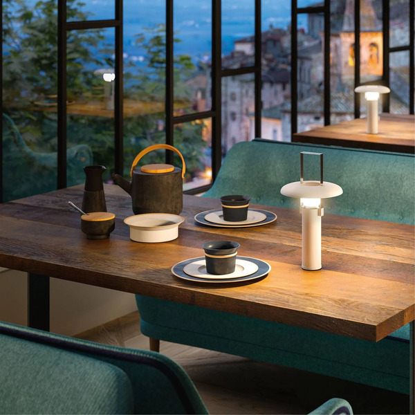  Linea Light Linea Light Led Table Lamp Camping, White, Aluminium, Pmma, Cct 