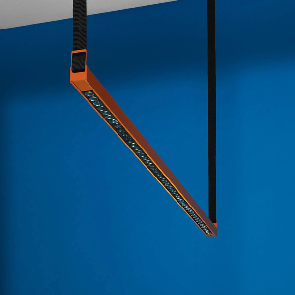  Loom Design Loom Design Belto Led Pendant Light, Orange 