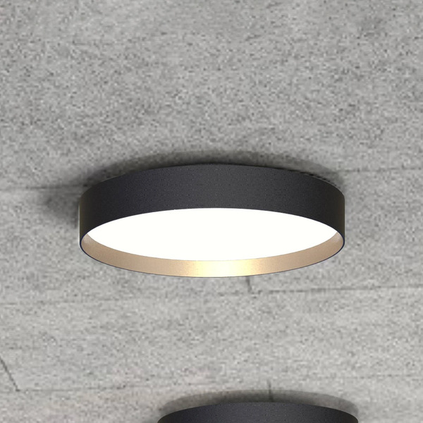  Loom Design Loom Design Led Ceiling Lamp Lucia Black/gold-coloured ø 35 Cm 