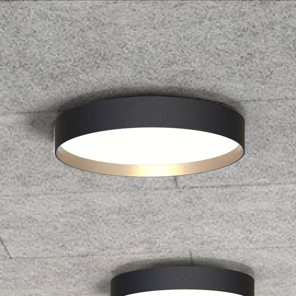  Loom Design Loom Design Led Ceiling Lamp Lucia Black/gold-coloured ø 45 Cm 