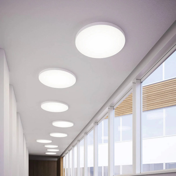  Loom Design Loom Design Led Ceiling Light Lucia, White, ø 60 Cm Aluminium 