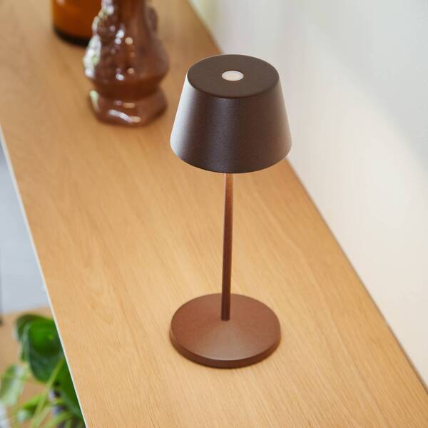  Loom Design Loom Design Led Rechargeable Table Lamp Modi Micro, Ip65, Corten 