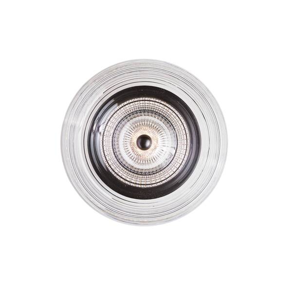  Loom Design Loom Design Led Wall Light Glow, Black/clear ø 16 Cm Acrylic 