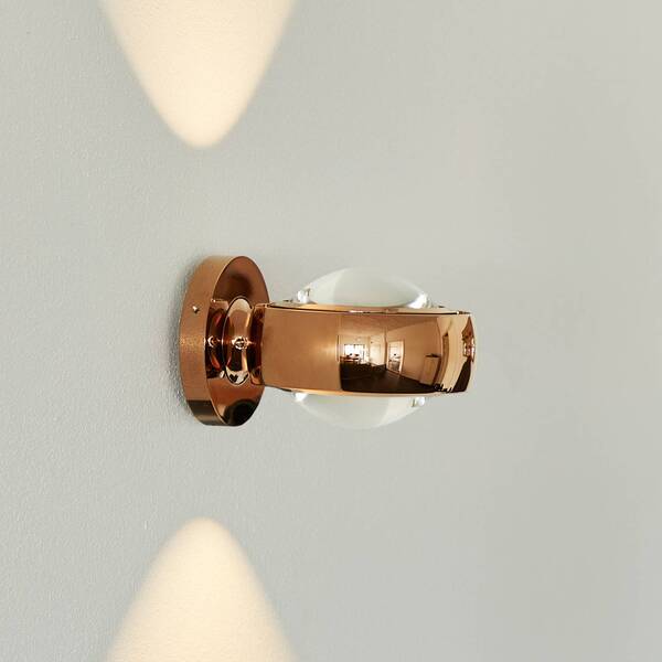  Loom Design Loom Design Led Wall Light Optic Rose Gold Aluminium ø 12 Cm 