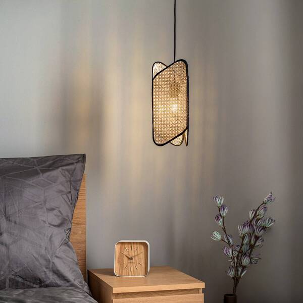  Lucande Lucande Bassiola Hanging Light Made Of Bamboo, 1-bulb 