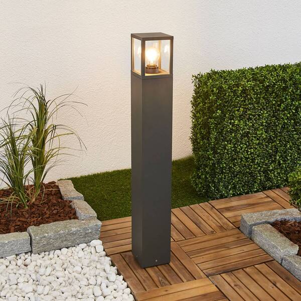  Lucande Lucande Klemens Path Light, 90 Cm, Anthracite, Metal, E27 