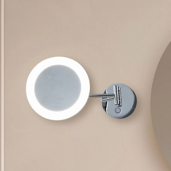 Lucande Lucande Led Cosmetic Mirror Fyria, Chrome, Steel, Cct 