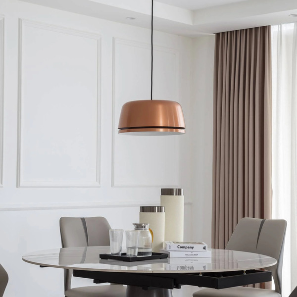  Lucande Lucande Led Hanging Light Faelinor, Copper, Aluminium, ø 35 Cm 