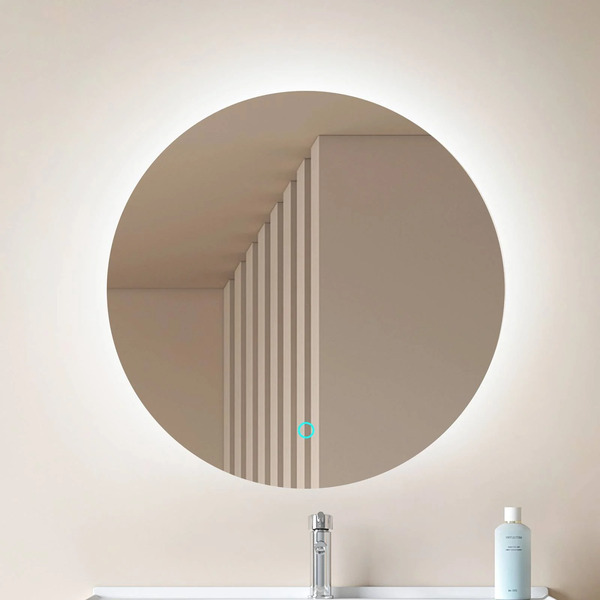  Lucande Lucande Led Mirror Celestiel, Round, Heatable, Cct, ø 60 Cm 