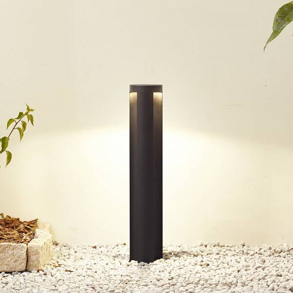  Lucande Lucande Led Path Light Raiku, Black, Aluminium, 65 Cm 