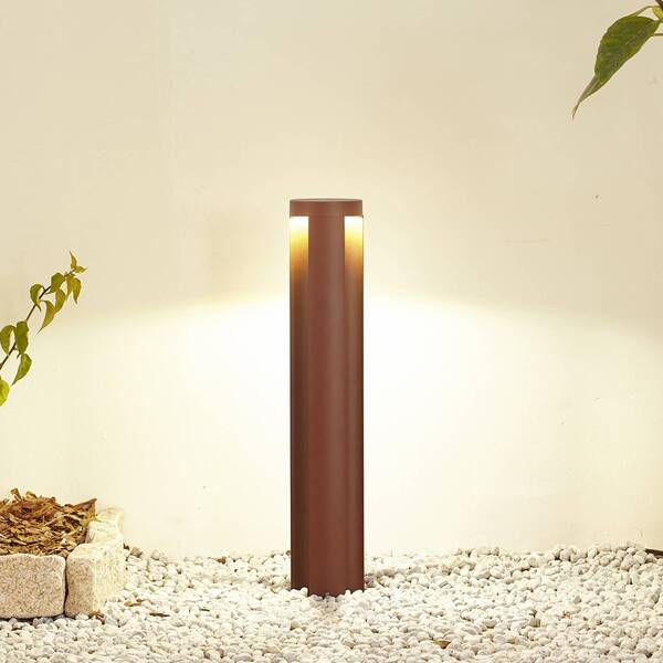  Lucande Lucande Led Path Light Raiku, Rust-coloured, Aluminium, 65 Cm 