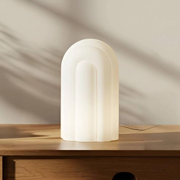  Lucande Lucande Led Table Lamp Lunja, White, Glass, 30 Cm, Cct 