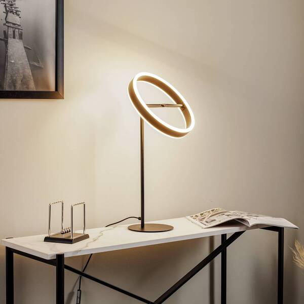  Lucande Lucande Led Table Lamp Yekta, Black, 59 Cm, Dimmable 