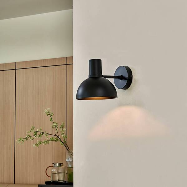  Lucande Lucande Mostrid Wall Lamp, Black Iron 