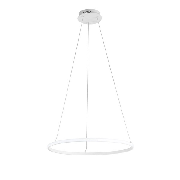  Luce Ambiente Design Luce Ambiente Design Axis Led Hanging Light, ø 60 Cm, White, Metal, Cct 