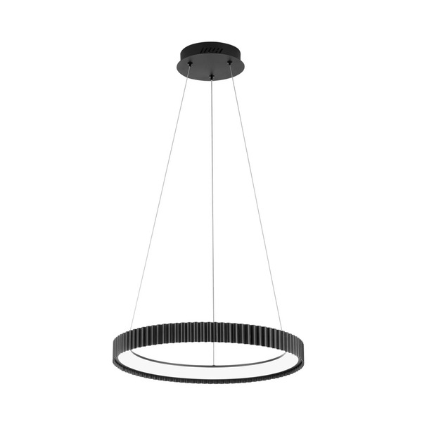  Luce Ambiente Design Luce Ambiente Design Niike Led Hanging Light, Black, ø 50 Cm, Metal, Cct 